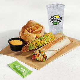 Cantina Chicken Burrito Combo