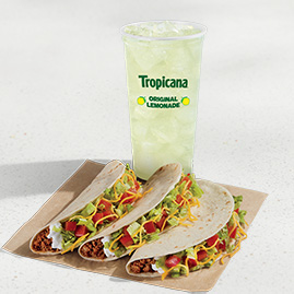 3 Soft Tacos Supreme® Combo