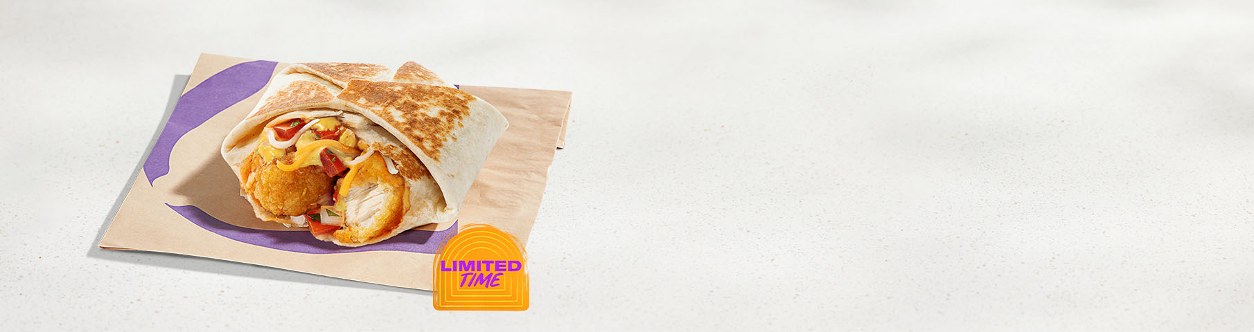 Jalapeno Honey Mustard Crispy Chicken Crunchwrap Slider