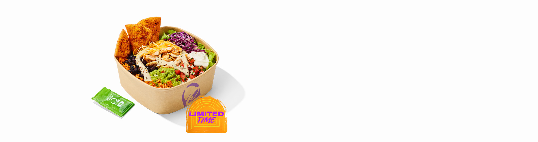 Cantina Slow Roasted Chicken Chalupa Lime Bowl