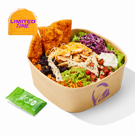 Cantina Slow Roasted Chicken Chalupa Lime Bowl