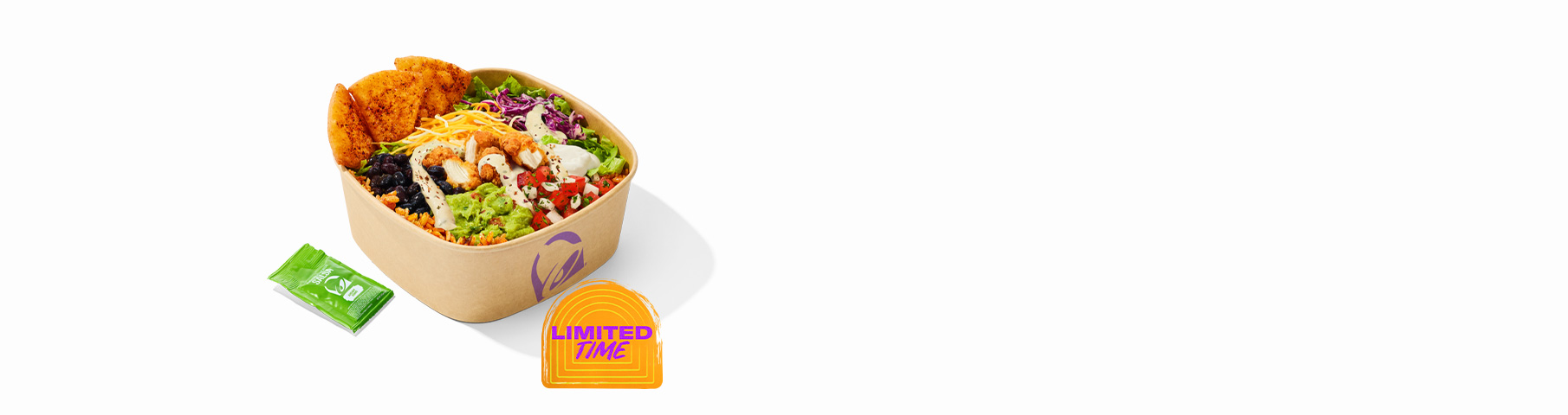 Cantina Crispy Chicken Chalupa Lime Bowl