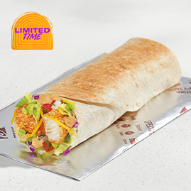 Creamy Chipotle Crispy Chicken Burrito